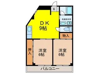 メゾンサラージュ【3階】の間取り