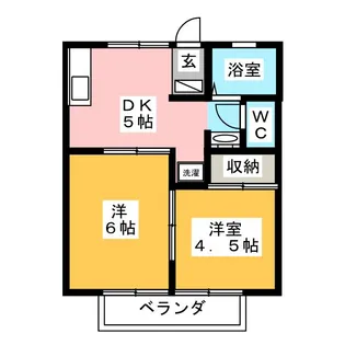 メゾン東ヶ丘【2階】の間取り