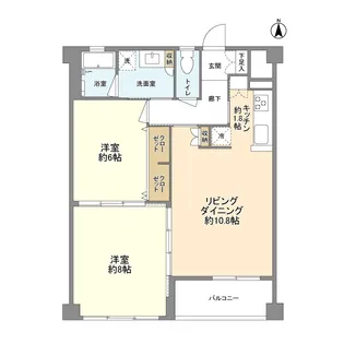共栄ハイツ【3階】の間取り