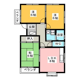 メゾンドエトワール【1階】の間取り