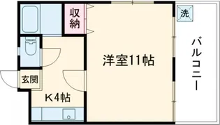 寿コーポ【2階】の間取り