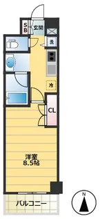 フローラル中葛西V【5階】の間取り