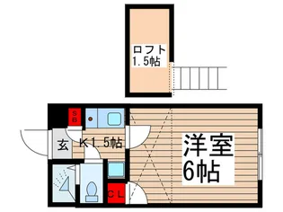 パインハイツII【2階】の間取り