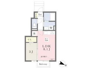 ウィル【1階】の間取り