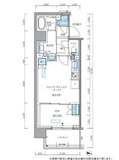 パークアクシス新大橋【5階】の間取り