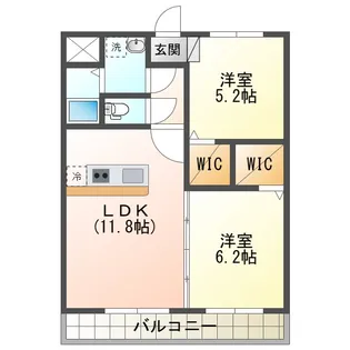 クレヨンハイツII【2階】の間取り