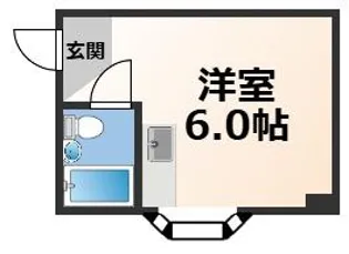 川辺ビル38【1階】の間取り