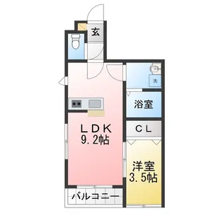 fleul葉山【1階】の間取り