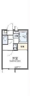 レオパレスヤングヴィラ坂上【1階】の間取り