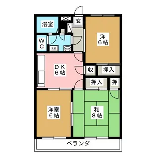 アーバンヴィオレ1991【2階】の間取り