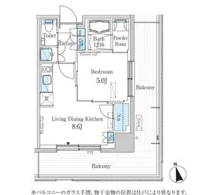 パークアクシス柏の葉【8階】の間取り