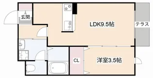 メゾンドユウ【1階】の間取り