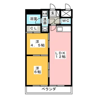 光立マンション【1階】の間取り