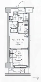 ヴォーガコルテ西新宿五丁目【3階】の間取り