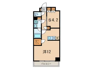 ディームス初台II【4階】の間取り