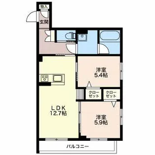 FORENA【1階】の間取り