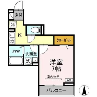ネオアイリス大森【3階】の間取り