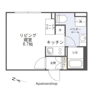 PASEO代々木【4階】の間取り