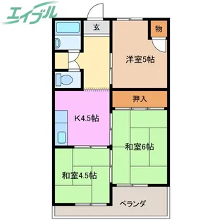 第一セントラルビル【4階】の間取り