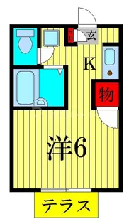 ヒルズペガサス【1階】の間取り