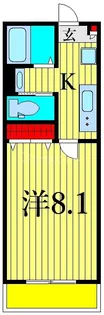 AJ新小岩NorthII【2階】の間取り