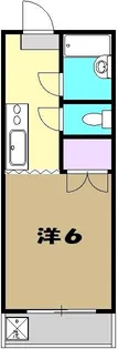 ジュネス増田【1階】の間取り