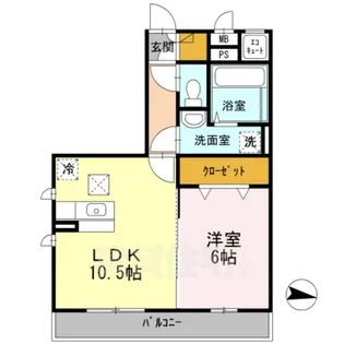 サザンクロス【3階】の間取り