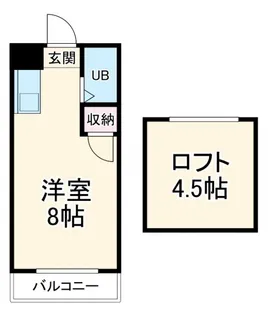 アメニティ天野II【1階】の間取り