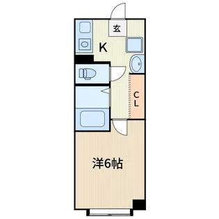 ヨウコースクウェア蕨【1階】の間取り