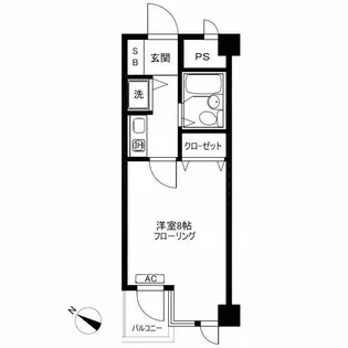 PRESTIGE GAKUGEIDAI【2階】の間取り