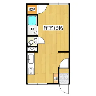せのハイツ5【1階】の間取り