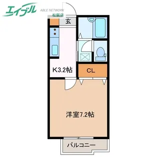 サンコーポ翔 C棟【1階】の間取り