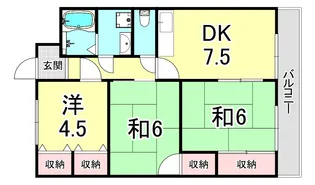 アメニティゆう【4階】の間取り