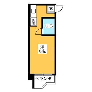 勝どきハイデンス【7階】の間取り