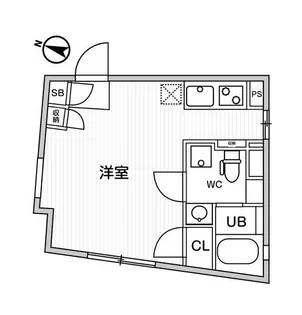 FARE恵比寿【1階】の間取り