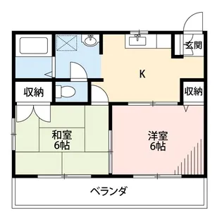 セントパークハイツII【1階】の間取り