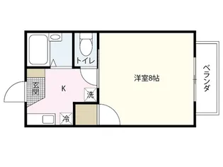 メゾンタカギ B【2階】の間取り