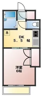 メゾン辰和【1階】の間取り
