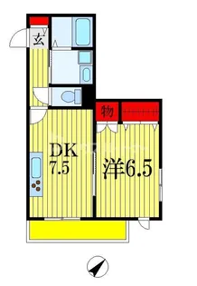 二元 SQuAre【2階】の間取り