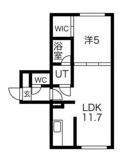 Persona新札幌(ペルソーナシンサッポロ)【4階】の間取り