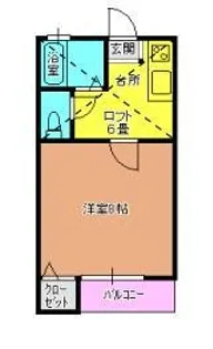 山久ハイツ【1階】の間取り