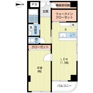 イプシロンビル【2階】の間取り