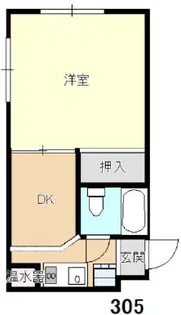 メモリアルハウス45【3階】の間取り