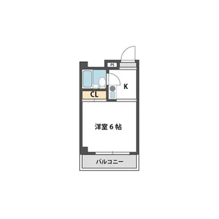 パレス桃山【4階】の間取り