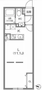 ZESTY駒沢大学II【1階】の間取り