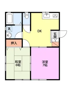 アップルモアパート IV【2階】の間取り