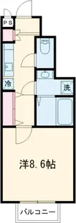 ハイツR+A【1階】の間取り