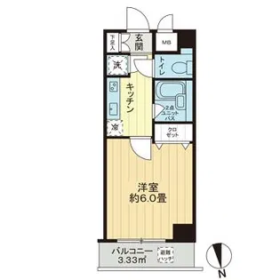 サンテミリオンお茶の水【7階】の間取り