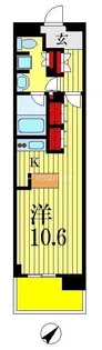 アリーム稲毛海岸【2階】の間取り