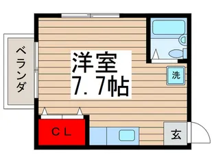 ドミ-ル竹ヶ花【2階】の間取り